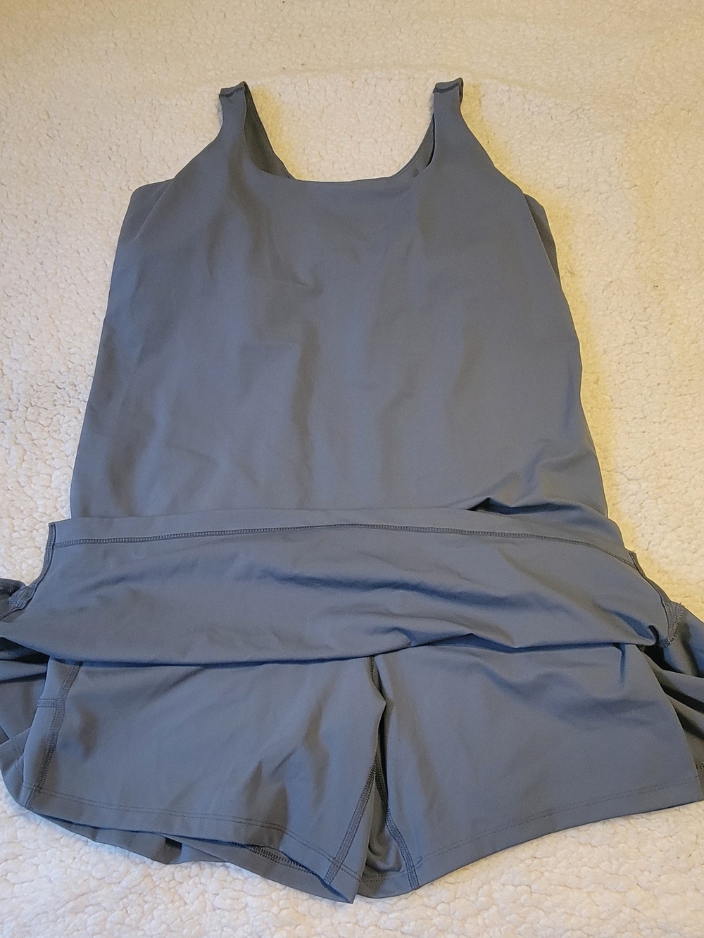 Old Navy Slate Blue Dress with Attached Shorts
